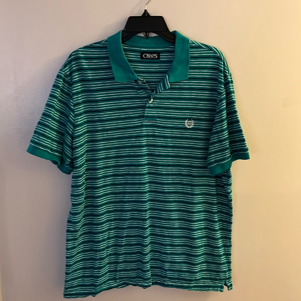 Men’s Chaps cotton knit polo shirt